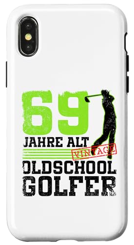69. Geburtstag 69 Jahre Alt Golf Golfer Geburtstag Hülle für iPhone X/XS 69. Geburtstag 69 Jahre Alt Golf Golfer Geburtstag Hülle für iPhone X/XS von Lustige Golf Geburtstagsdesigns