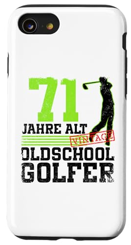 71. Geburtstag 71 Jahre Alt Golf Golfer Geburtstag Hülle für iPhone SE (2020) / 7 / 8 von Lustige Golf Geburtstagsdesigns