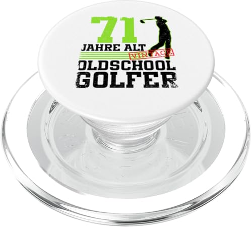 71. Geburtstag 71 Jahre Alt Golf Golfer Geburtstag PopSockets PopGrip für MagSafe 71. Geburtstag 71 Jahre Alt Golf Golfer Geburtstag PopSockets PopGrip für MagSafe von Lustige Golf Geburtstagsdesigns