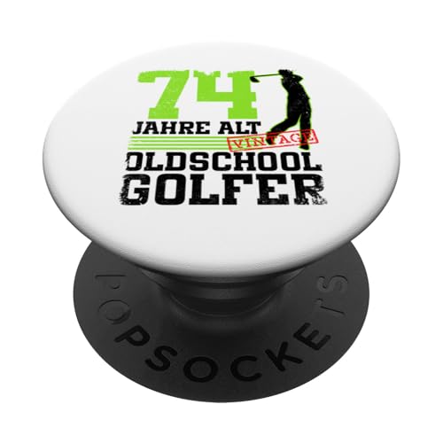 74. Geburtstag 74 Jahre Alt Golf Golfer Geburtstag PopSockets Klebender PopGrip 74. Geburtstag 74 Jahre Alt Golf Golfer Geburtstag PopSockets Klebender PopGrip von Lustige Golf Geburtstagsdesigns