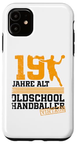 19. Geburtstag 19 Jahre Alt Handball Spieler Geburtstag Hülle für iPhone 11 von Lustige Handball Spieler Geburtstagsdesigns