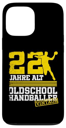 22. Geburtstag 22 Jahre Alt Handball Spieler Geburtstag Hülle für iPhone 13 Pro Max von Lustige Handball Spieler Geburtstagsdesigns