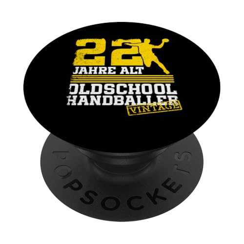22. Geburtstag 22 Jahre Alt Handball Spieler Geburtstag PopSockets Klebender PopGrip 22. Geburtstag 22 Jahre Alt Handball Spieler Geburtstag PopSockets Klebender PopGrip von Lustige Handball Spieler Geburtstagsdesigns