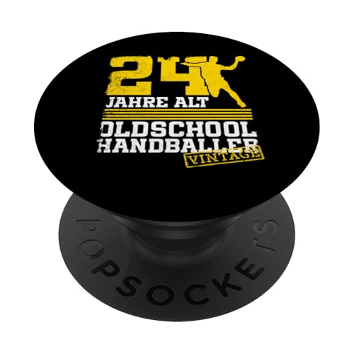 24. Geburtstag 24 Jahre Alt Handball Spieler Geburtstag PopSockets Klebender PopGrip 24. Geburtstag 24 Jahre Alt Handball Spieler Geburtstag PopSockets Klebender PopGrip von Lustige Handball Spieler Geburtstagsdesigns