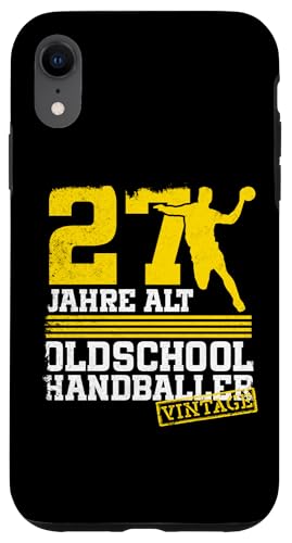 27. Geburtstag 27 Jahre Alt Handball Spieler Geburtstag Hülle für iPhone XR 27. Geburtstag 27 Jahre Alt Handball Spieler Geburtstag Hülle für iPhone XR von Lustige Handball Spieler Geburtstagsdesigns