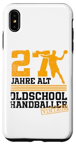 27. Geburtstag 27 Jahre Alt Handball Spieler Geburtstag Hülle für iPhone XS Max 27. Geburtstag 27 Jahre Alt Handball Spieler Geburtstag Hülle für iPhone XS Max von Lustige Handball Spieler Geburtstagsdesigns