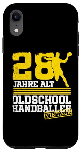 28. Geburtstag 28 Jahre Alt Handball Spieler Geburtstag Hülle für iPhone XR 28. Geburtstag 28 Jahre Alt Handball Spieler Geburtstag Hülle für iPhone XR von Lustige Handball Spieler Geburtstagsdesigns