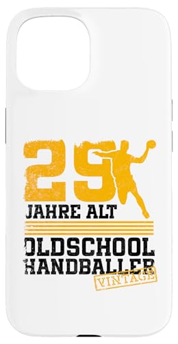 29. Geburtstag 29 Jahre Alt Handball Spieler Geburtstag Hülle für iPhone 15 von Lustige Handball Spieler Geburtstagsdesigns