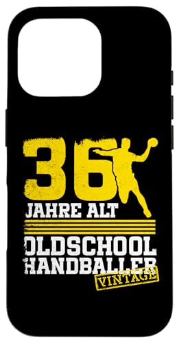 36. Geburtstag 36 Jahre Alt Handball Spieler Geburtstag Hülle für iPhone 16 Pro von Lustige Handball Spieler Geburtstagsdesigns