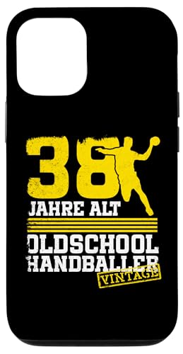 38. Geburtstag 38 Jahre Alt Handball Spieler Geburtstag Hülle für iPhone 12/12 Pro 38. Geburtstag 38 Jahre Alt Handball Spieler Geburtstag Hülle für iPhone 12/12 Pro von Lustige Handball Spieler Geburtstagsdesigns