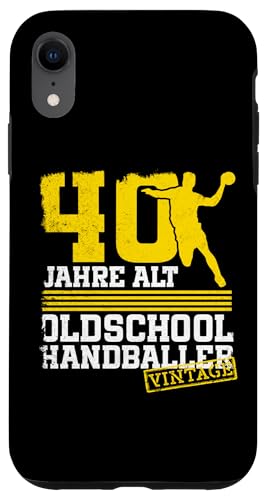 40. Geburtstag 40 Jahre Alt Handball Spieler Geburtstag Hülle für iPhone XR 40. Geburtstag 40 Jahre Alt Handball Spieler Geburtstag Hülle für iPhone XR von Lustige Handball Spieler Geburtstagsdesigns