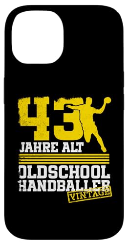 43. Geburtstag 43 Jahre Alt Handball Spieler Geburtstag Hülle für iPhone 14 43. Geburtstag 43 Jahre Alt Handball Spieler Geburtstag Hülle für iPhone 14 von Lustige Handball Spieler Geburtstagsdesigns