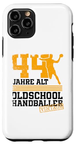 44. Geburtstag 44 Jahre Alt Handball Spieler Geburtstag Hülle für iPhone 11 Pro von Lustige Handball Spieler Geburtstagsdesigns
