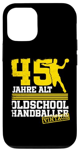 45. Geburtstag 45 Jahre Alt Handball Spieler Geburtstag Hülle für iPhone 12/12 Pro 45. Geburtstag 45 Jahre Alt Handball Spieler Geburtstag Hülle für iPhone 12/12 Pro von Lustige Handball Spieler Geburtstagsdesigns