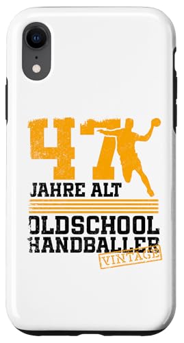 47. Geburtstag 47 Jahre Alt Handball Spieler Geburtstag Hülle für iPhone XR 47. Geburtstag 47 Jahre Alt Handball Spieler Geburtstag Hülle für iPhone XR von Lustige Handball Spieler Geburtstagsdesigns