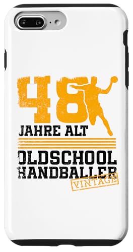 48. Geburtstag 48 Jahre Alt Handball Spieler Geburtstag Hülle für iPhone 7 Plus/8 Plus von Lustige Handball Spieler Geburtstagsdesigns
