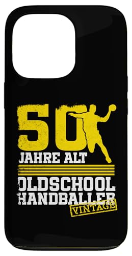 50. Geburtstag 50 Jahre Alt Handball Spieler Geburtstag Hülle für iPhone 13 Pro von Lustige Handball Spieler Geburtstagsdesigns