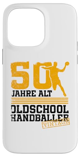 50. Geburtstag 50 Jahre Alt Handball Spieler Geburtstag Hülle für iPhone 14 Pro Max 50. Geburtstag 50 Jahre Alt Handball Spieler Geburtstag Hülle für iPhone 14 Pro Max von Lustige Handball Spieler Geburtstagsdesigns
