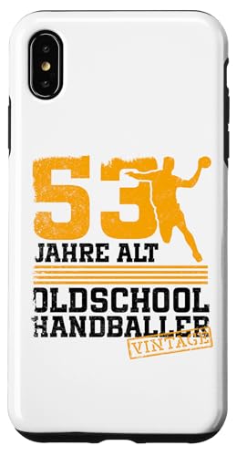 53. Geburtstag 53 Jahre Alt Handball Spieler Geburtstag Hülle für iPhone XS Max 53. Geburtstag 53 Jahre Alt Handball Spieler Geburtstag Hülle für iPhone XS Max von Lustige Handball Spieler Geburtstagsdesigns
