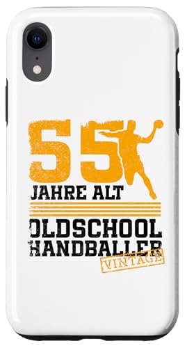 55. Geburtstag 55 Jahre Alt Handball Spieler Geburtstag Hülle für iPhone XR von Lustige Handball Spieler Geburtstagsdesigns