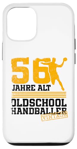 56. Geburtstag 56 Jahre Alt Handball Spieler Geburtstag Hülle für iPhone 12/12 Pro 56. Geburtstag 56 Jahre Alt Handball Spieler Geburtstag Hülle für iPhone 12/12 Pro von Lustige Handball Spieler Geburtstagsdesigns