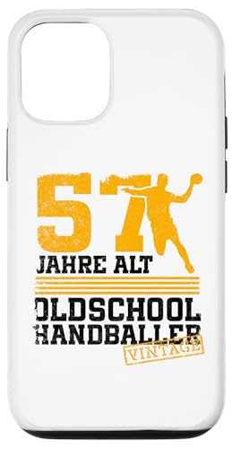57. Geburtstag 57 Jahre Alt Handball Spieler Geburtstag Hülle für iPhone 12/12 Pro von Lustige Handball Spieler Geburtstagsdesigns