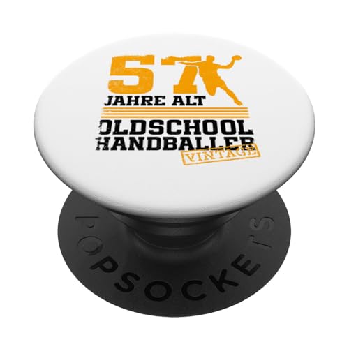 57. Geburtstag 57 Jahre Alt Handball Spieler Geburtstag PopSockets Klebender PopGrip 57. Geburtstag 57 Jahre Alt Handball Spieler Geburtstag PopSockets Klebender PopGrip von Lustige Handball Spieler Geburtstagsdesigns