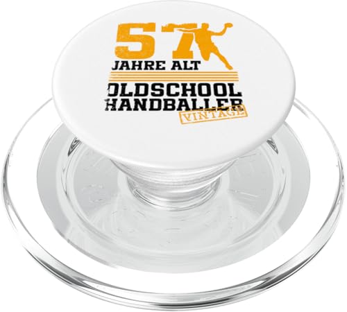 57. Geburtstag 57 Jahre Alt Handball Spieler Geburtstag PopSockets PopGrip für MagSafe 57. Geburtstag 57 Jahre Alt Handball Spieler Geburtstag PopSockets PopGrip für MagSafe von Lustige Handball Spieler Geburtstagsdesigns