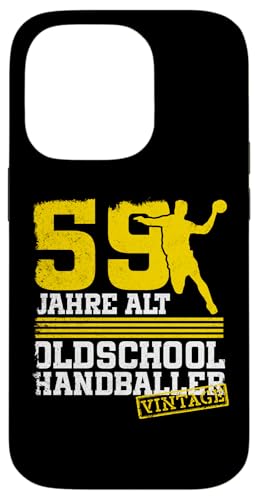 59. Geburtstag 59 Jahre Alt Handball Spieler Geburtstag Hülle für iPhone 14 Pro 59. Geburtstag 59 Jahre Alt Handball Spieler Geburtstag Hülle für iPhone 14 Pro von Lustige Handball Spieler Geburtstagsdesigns