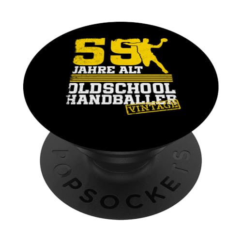 59. Geburtstag 59 Jahre Alt Handball Spieler Geburtstag PopSockets Klebender PopGrip 59. Geburtstag 59 Jahre Alt Handball Spieler Geburtstag PopSockets Klebender PopGrip von Lustige Handball Spieler Geburtstagsdesigns