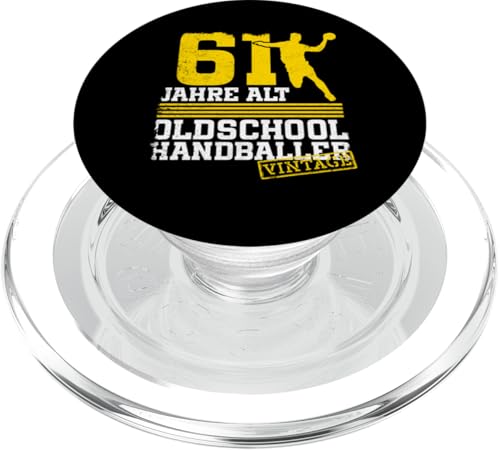 61. Geburtstag 61 Jahre Alt Handball Spieler Geburtstag PopSockets PopGrip für MagSafe 61. Geburtstag 61 Jahre Alt Handball Spieler Geburtstag PopSockets PopGrip für MagSafe von Lustige Handball Spieler Geburtstagsdesigns