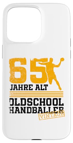 65. Geburtstag 65 Jahre Alt Handball Spieler Geburtstag Hülle für iPhone 15 Pro Max 65. Geburtstag 65 Jahre Alt Handball Spieler Geburtstag Hülle für iPhone 15 Pro Max von Lustige Handball Spieler Geburtstagsdesigns