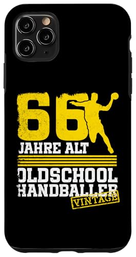 66. Geburtstag 66 Jahre Alt Handball Spieler Geburtstag Hülle für iPhone 11 Pro Max 66. Geburtstag 66 Jahre Alt Handball Spieler Geburtstag Hülle für iPhone 11 Pro Max von Lustige Handball Spieler Geburtstagsdesigns