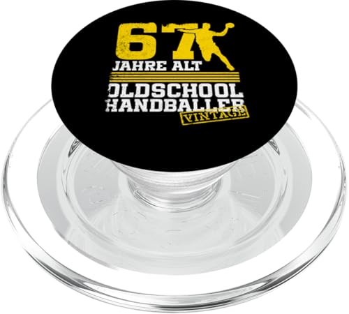 67. Geburtstag 67 Jahre Alt Handball Spieler Geburtstag PopSockets PopGrip für MagSafe 67. Geburtstag 67 Jahre Alt Handball Spieler Geburtstag PopSockets PopGrip für MagSafe von Lustige Handball Spieler Geburtstagsdesigns