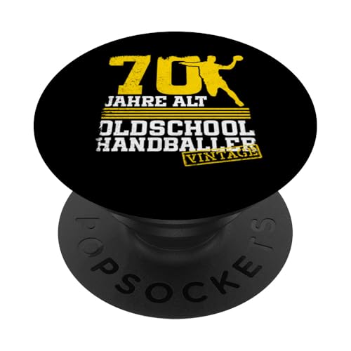 70. Geburtstag 70 Jahre Alt Handball Spieler Geburtstag PopSockets Klebender PopGrip 70. Geburtstag 70 Jahre Alt Handball Spieler Geburtstag PopSockets Klebender PopGrip von Lustige Handball Spieler Geburtstagsdesigns