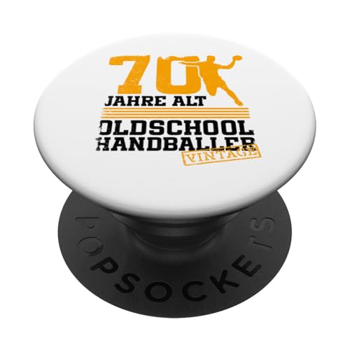 70. Geburtstag 70 Jahre Alt Handball Spieler Geburtstag PopSockets Klebender PopGrip 70. Geburtstag 70 Jahre Alt Handball Spieler Geburtstag PopSockets Klebender PopGrip von Lustige Handball Spieler Geburtstagsdesigns
