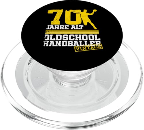70. Geburtstag 70 Jahre Alt Handball Spieler Geburtstag PopSockets PopGrip für MagSafe 70. Geburtstag 70 Jahre Alt Handball Spieler Geburtstag PopSockets PopGrip für MagSafe von Lustige Handball Spieler Geburtstagsdesigns