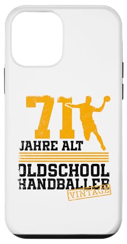 71. Geburtstag 71 Jahre Alt Handball Spieler Geburtstag Hülle für iPhone 12 mini von Lustige Handball Spieler Geburtstagsdesigns