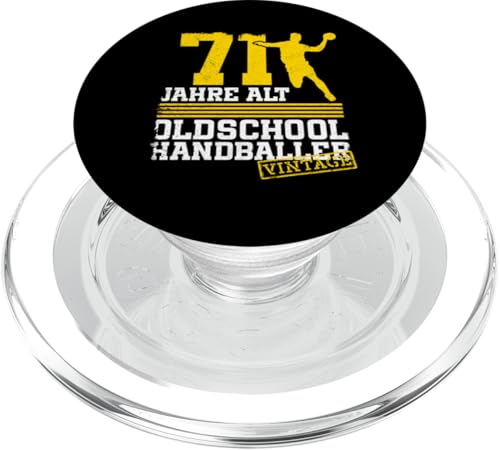 71. Geburtstag 71 Jahre Alt Handball Spieler Geburtstag PopSockets PopGrip für MagSafe 71. Geburtstag 71 Jahre Alt Handball Spieler Geburtstag PopSockets PopGrip für MagSafe von Lustige Handball Spieler Geburtstagsdesigns