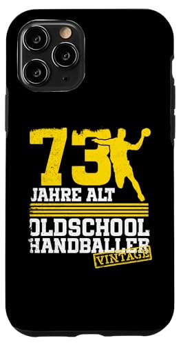 73. Geburtstag 73 Jahre Alt Handball Spieler Geburtstag Hülle für iPhone 11 Pro 73. Geburtstag 73 Jahre Alt Handball Spieler Geburtstag Hülle für iPhone 11 Pro von Lustige Handball Spieler Geburtstagsdesigns