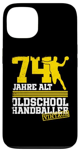 74. Geburtstag 74 Jahre Alt Handball Spieler Geburtstag Hülle für iPhone 13 von Lustige Handball Spieler Geburtstagsdesigns