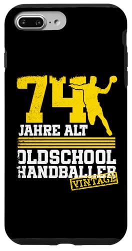74. Geburtstag 74 Jahre Alt Handball Spieler Geburtstag Hülle für iPhone 7 Plus/8 Plus von Lustige Handball Spieler Geburtstagsdesigns