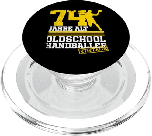 74. Geburtstag 74 Jahre Alt Handball Spieler Geburtstag PopSockets PopGrip für MagSafe 74. Geburtstag 74 Jahre Alt Handball Spieler Geburtstag PopSockets PopGrip für MagSafe von Lustige Handball Spieler Geburtstagsdesigns