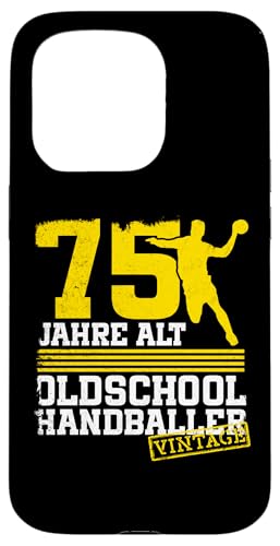 75. Geburtstag 75 Jahre Alt Handball Spieler Geburtstag Hülle für iPhone 15 Pro 75. Geburtstag 75 Jahre Alt Handball Spieler Geburtstag Hülle für iPhone 15 Pro von Lustige Handball Spieler Geburtstagsdesigns