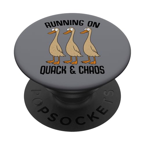 Entenmama Entenpapa Entenzucht Enten züchten Laufenten PopSockets Klebender PopGrip von Lustige Laufenten Designs & Laufenten Sprüche