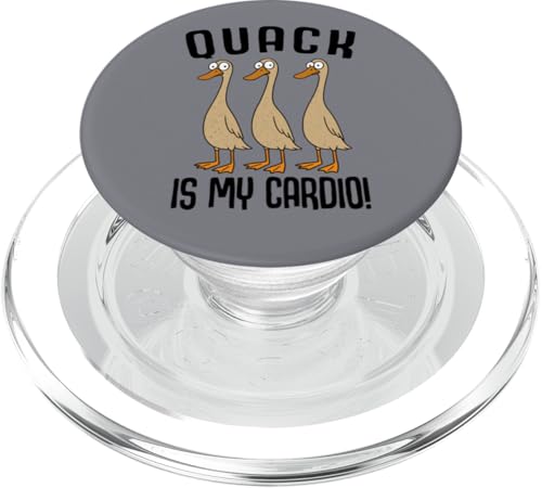 Laufenten Ente Laufente Quack Is My Cardio PopSockets PopGrip für MagSafe von Lustige Laufenten Designs & Laufenten Sprüche