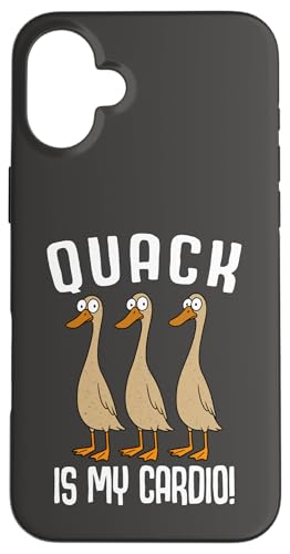 Lustige Laufenten Ente Laufente Quack Is My Cardio Hülle für iPhone 16 Plus von Lustige Laufenten Designs & Laufenten Sprüche
