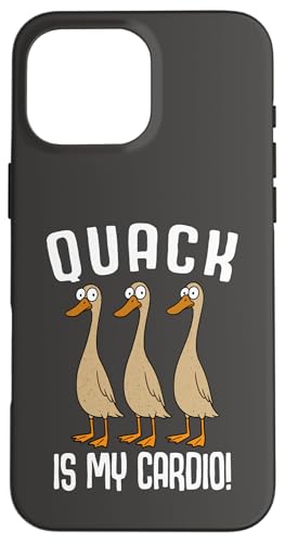 Lustige Laufenten Ente Laufente Quack Is My Cardio Hülle für iPhone 16 Pro Max Lustige Laufenten Ente Laufente Quack Is My Cardio Hülle für iPhone 16 Pro Max von Lustige Laufenten Designs & Laufenten Sprüche