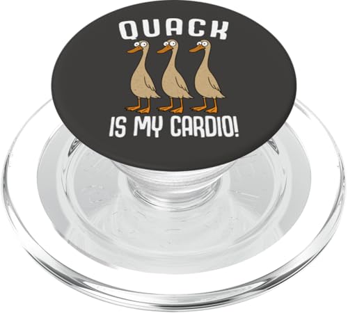 Lustige Laufenten Ente Laufente Quack Is My Cardio PopSockets PopGrip für MagSafe von Lustige Laufenten Designs & Laufenten Sprüche