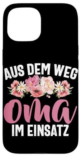 Aus Dem Weg Oma Im Einsatz Muttertag Spürche Großmama Hülle für iPhone 15 Aus Dem Weg Oma Im Einsatz Muttertag Spürche Großmama Hülle für iPhone 15 von Lustige Oma Sprüche Muttertagsgeschenk Omi Grandma